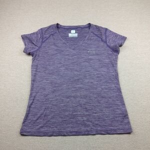Columbia Women's Purple‎ V-Neck Omni Freeze Zero Top, Size S/P